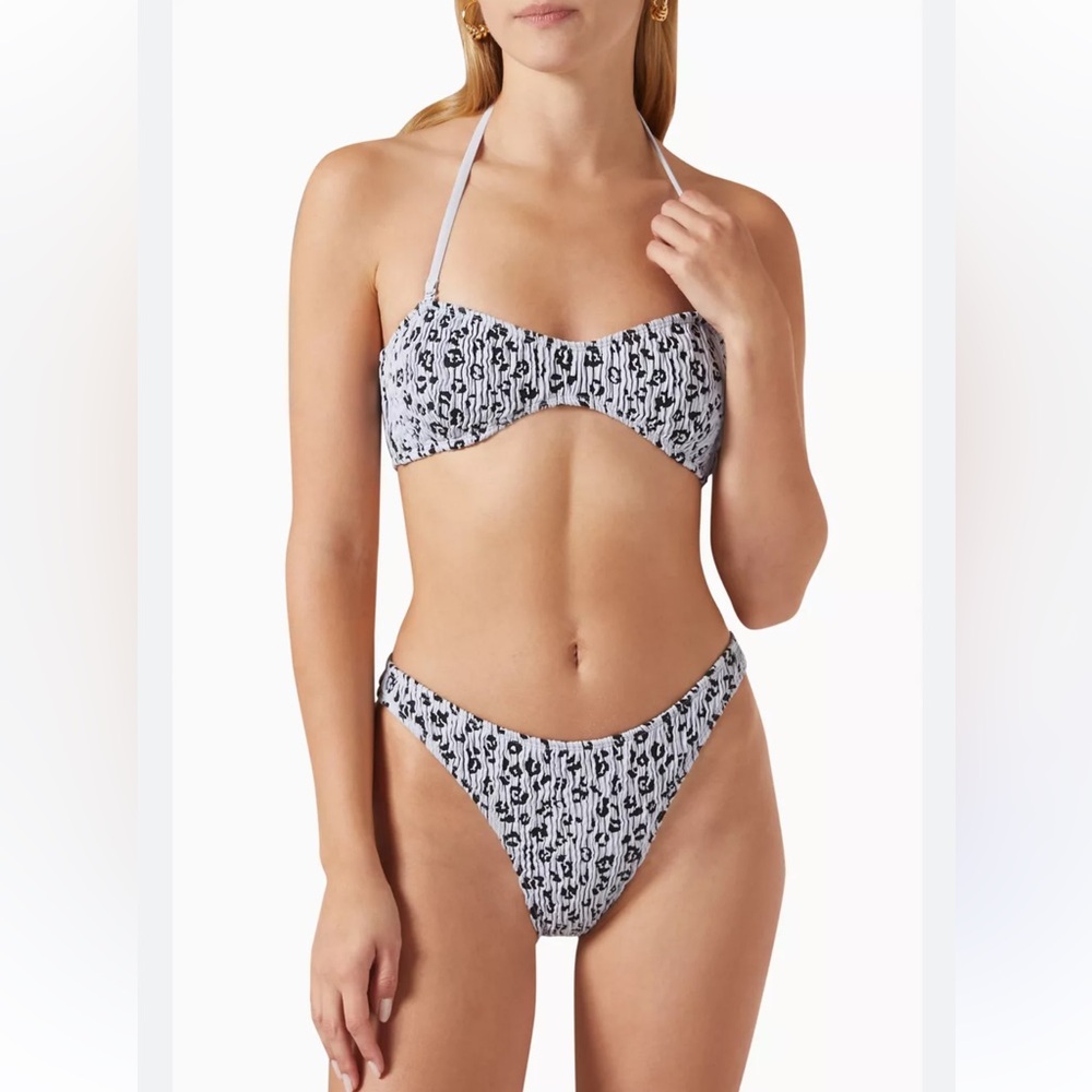 Good American Leopard Always Fits Bikini Set
